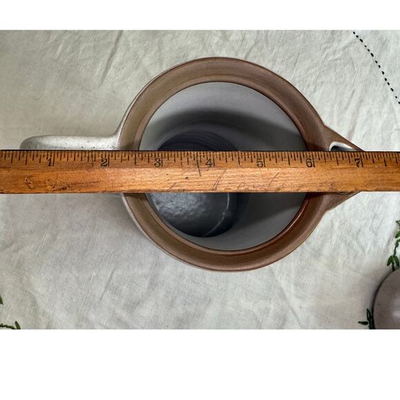 Vintage Studio Pottery by Eddy K (Eddy Kourishima) Dall Sheep Coffee Tea Pot USA - Picture 13 of 14